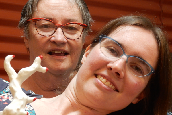 Sophi Suttor and assistant Nicolette Suttor